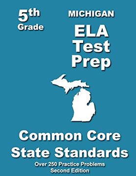 portada Michigan 5th Grade ELA Test Prep: Common Core Learning Standards