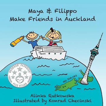 portada Maya & Filippo Make Friends in Auckland (en Inglés)