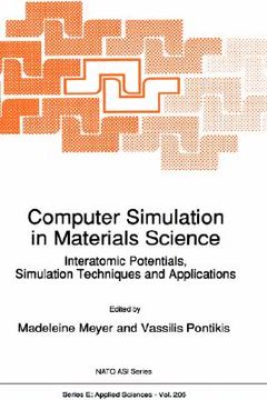 portada computer simulation in materials science: interatomic potentials, simulation techniques and applications (en Inglés)