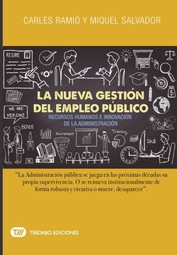 portada La Nueva Gestión del Empleo Público: Recursos Humanos E Innovación de la Administración (in Spanish)