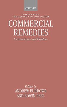portada Commercial Remedies: Current Issues and Problems (Oxford-Norton Rose law Colloquium) (in English)