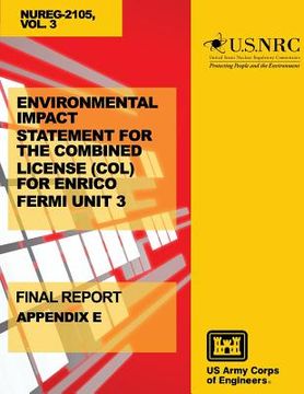 portada Environmental Impact Statement for the Combined License (COL) for Enrico Fermi Unit 3