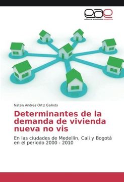 portada Determinantes de la demanda de vivienda nueva no vis: En las ciudades de Medellín, Cali y Bogotá en el periodo 2000 - 2010