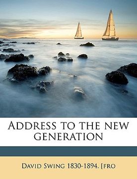 portada address to the new generation (in English)