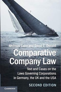 portada Comparative Company Law: Text and Cases on the Laws Governing Corporations in Germany, the uk and the usa (en Inglés)