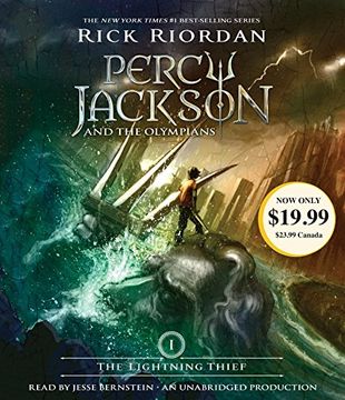 portada The Lightning Thief (Percy Jackson and the Olympians) (Audiolibro en Inglés) (in English)