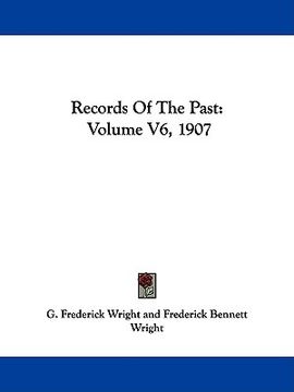 portada records of the past: volume v6, 1907 (in English)
