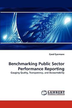 portada benchmarking public sector performance reporting (in English)