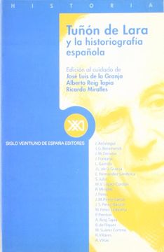 portada Tuñón de Lara y la historiografía española