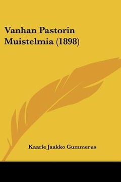 portada vanhan pastorin muistelmia (1898) (in English)
