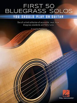 portada First 50 Bluegrass Solos you Should Play on Guitar (en Inglés)