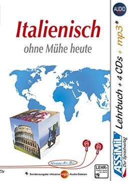 portada Assimil Selbstlernkurs für Deutsche / Assimil Italienisch Ohne Mühe Heute: Lehrbuch + 4 Audio-Cds + 1 Mp3-Cd Niveau A1B2 