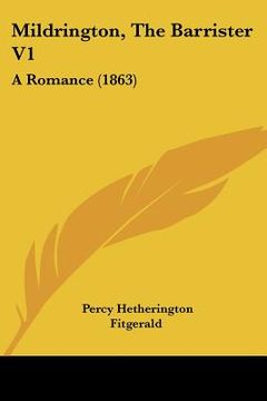 portada mildrington, the barrister v1: a romance (1863) (en Inglés)