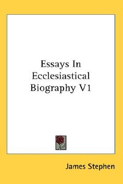 portada essays in ecclesiastical biography v1 (in English)