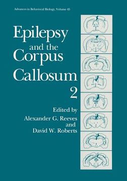 portada Epilepsy and the Corpus Callosum 2 (en Inglés)