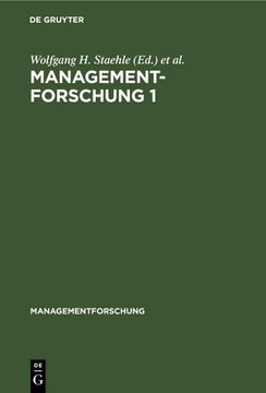 portada Managementforschung 1 (in German)