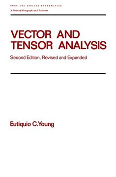portada Vector and Tensor Analysis (Monographs and Textbooks in Pure and Applied Mathematics, Vol. 172) (en Inglés)