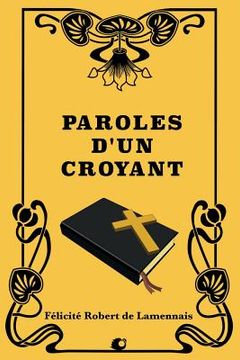 portada Paroles d'un croyant (in French)