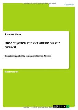 portada Die Antigonen Von Der Antike Bis Zur Neuzeit (German Edition)