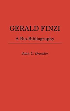 portada Gerald Finzi: A Bio-Bibliography (Bio-Bibliographies in Music) (en Inglés)