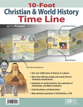portada 10-Foot Christian & World History Time Line (en Inglés)