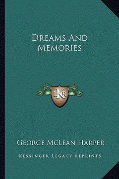 portada dreams and memories (in English)