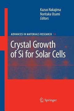portada crystal growth of silicon for solar cells (in English)