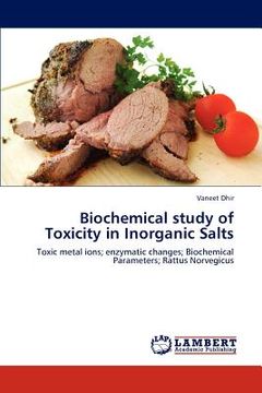 portada biochemical study of toxicity in inorganic salts (en Inglés)