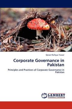 portada corporate governance in pakistan (en Inglés)