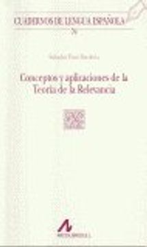 portada Conceptos y aplicaciones de la teoría de la relevancia (X cuadrado) (Cuadernos de lengua española)