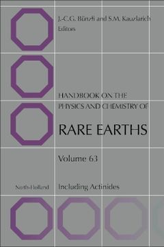 portada Handbook on the Physics and Chemistry of Rare Earths (Volume 63) (en Inglés)