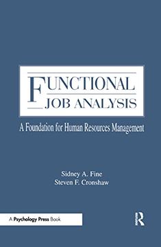 portada Functional job Analysis: A Foundation for Human Resources Management (Applied Psychology Series) (in English)