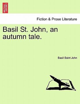 portada basil st. john, an autumn tale. (en Inglés)