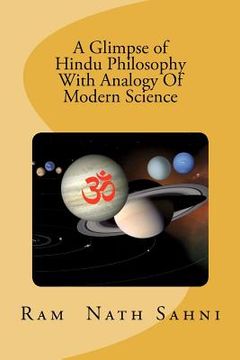 portada a glimpse of hindu philosophy with analogy of modern science (en Inglés)