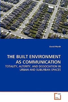 portada the built environment as communication