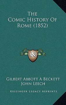 portada the comic history of rome (1852)