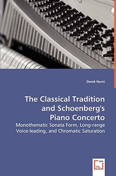 portada the classical tradition and schoenberg's piano concerto (en Inglés)