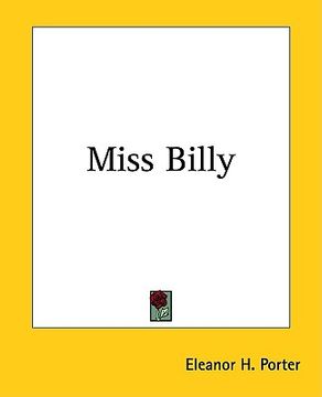 portada miss billy (en Inglés)