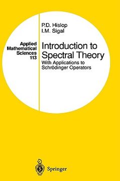 portada introduction to spectral theory: with applications to schr dinger operators