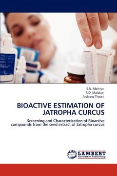 portada bioactive estimation of jatropha curcus (en Inglés)