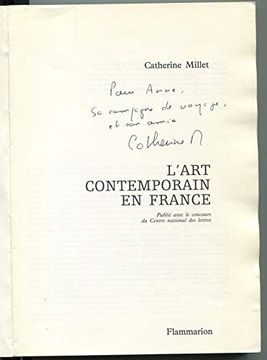 portada L art Contemporain en France