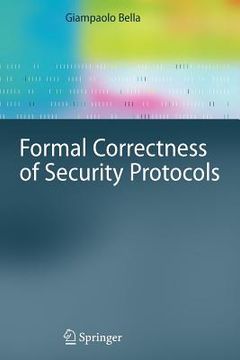 portada formal correctness of security protocols (en Inglés)
