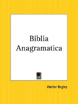 portada biblia anagramatica (en Inglés)