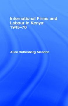 portada international firms and labour in kenya 1945-1970 (en Inglés)