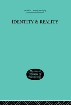 portada Identity & Reality (Muirhead Library of Philosophy)