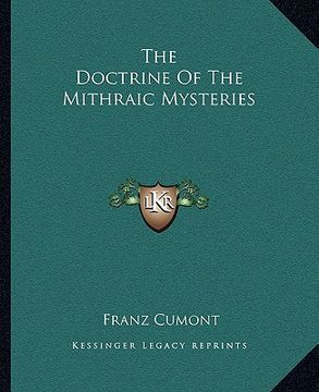 portada the doctrine of the mithraic mysteries