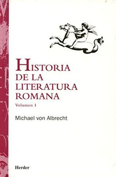 portada Historia de la Literatura Romana - Vol. I