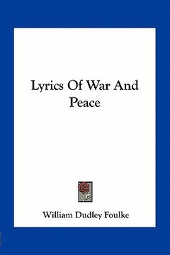 portada lyrics of war and peace (en Inglés)