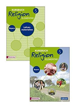 portada Kombi-Paket: Kursbuch Religion Elementar 5 - Ausgabe für Bayern: Schülerbuch und Lehrermaterialien (en Alemán)