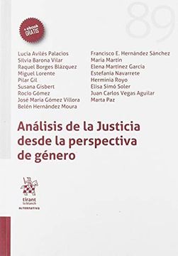 portada Análisis de la Justicia Desde la Perspectiva de Género (Alternativa) (in Spanish)